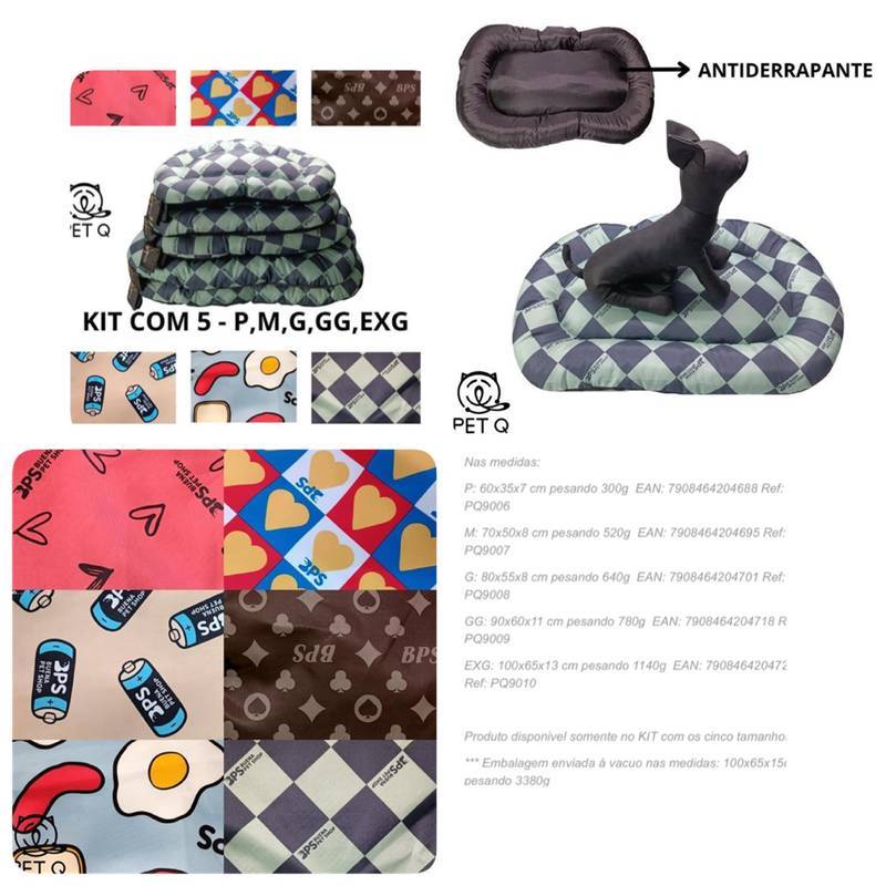 KIT COLCHAO PET DOCURA