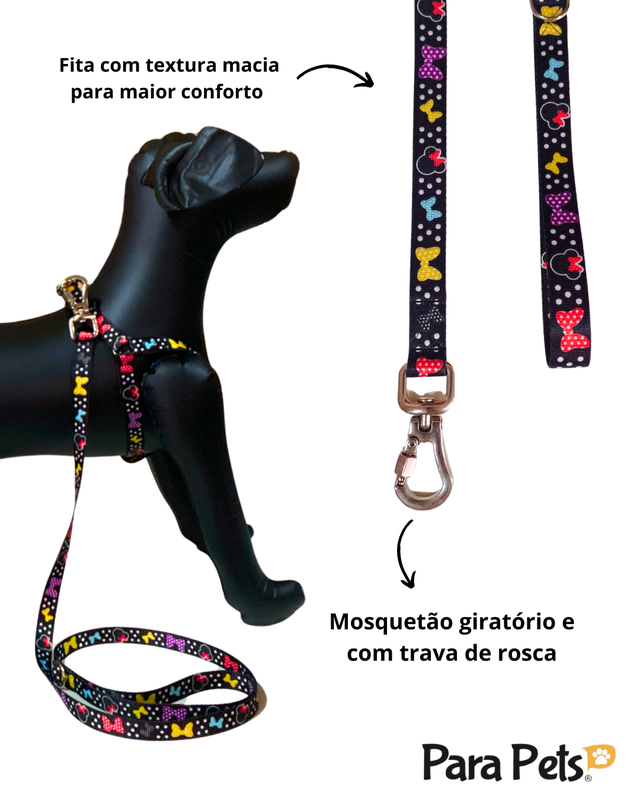 GUIA E PEITORAL AMERICANO FAMOUS P