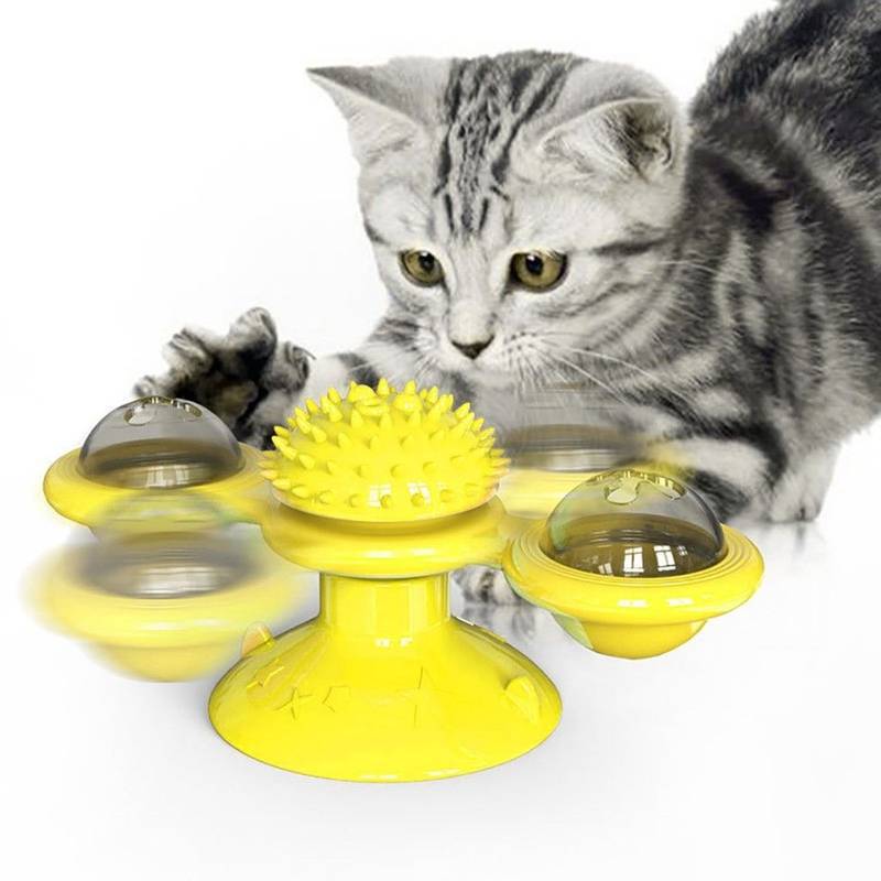 SPINNER GATO COM CATNIP