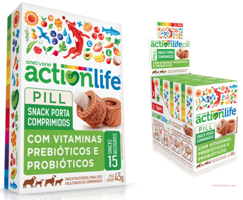 MINI SNACK ACTIONLIFE  SPIN PET - 45G - PILL