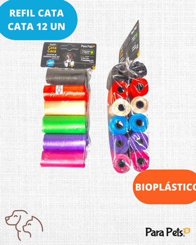 KIT REFIL CATA CACA 12 ROLOS