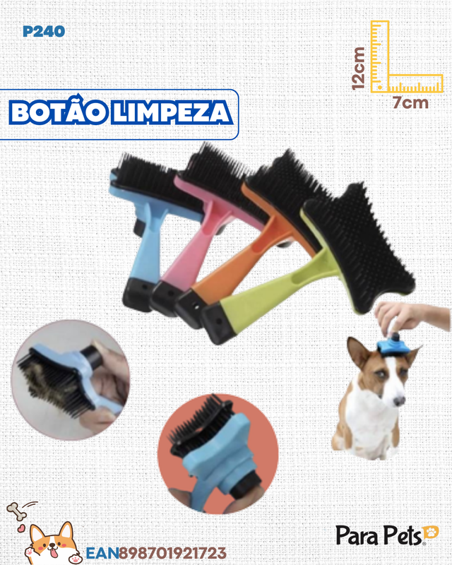 RASQUEADEIRA PLASTICO BOTÃO