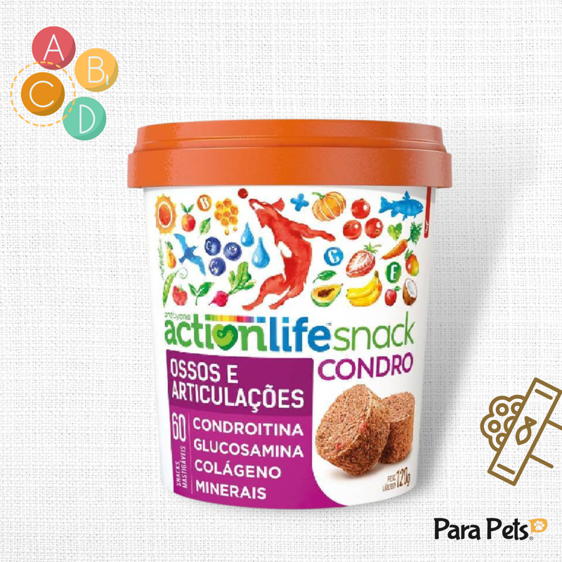 MINI SNACK ACTIONLIFE  SPIN PET - 120G - CONDRO