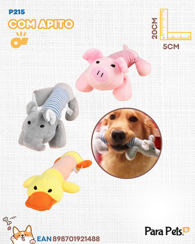 BICHINHOS PELUCIAS LINGUIÇA