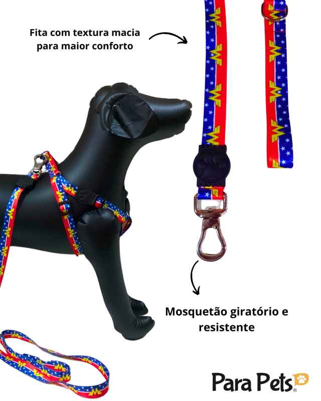 GUIA E PEITORAL AMERICANO FAMOUS M