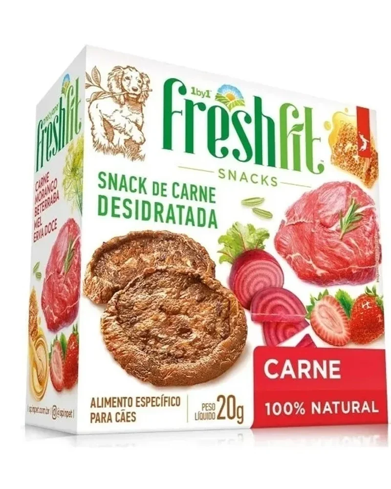 MINI SNACK FRESHFIT SPIN PET - 20G - CARNE