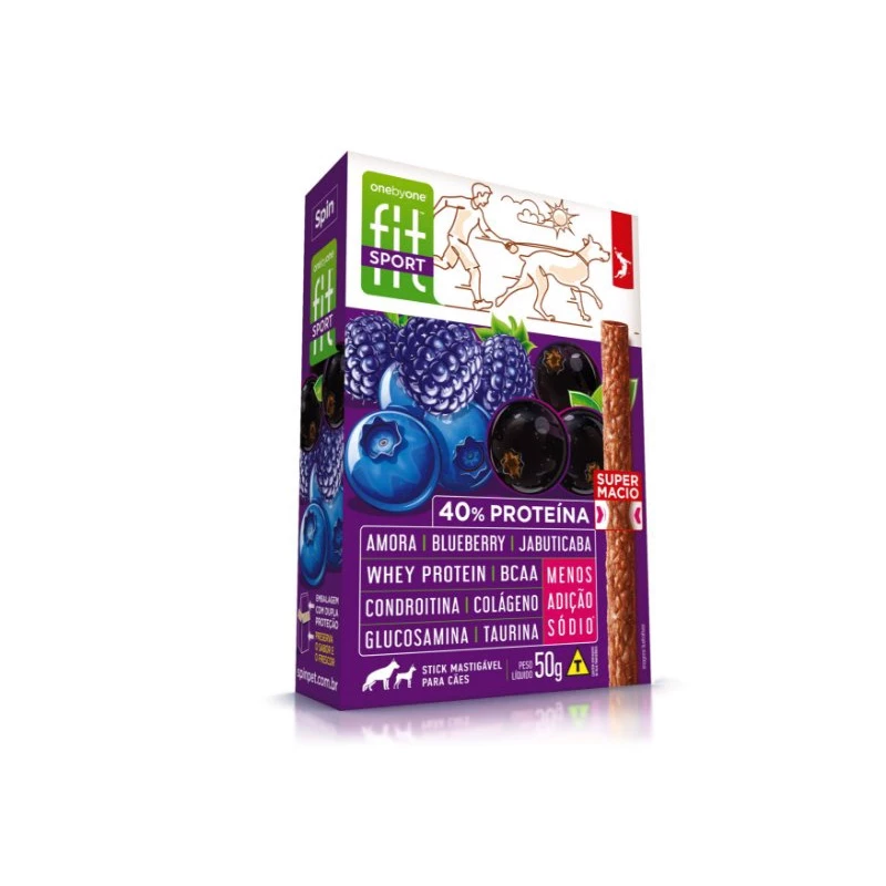 STICK FIT SPORT SPIN PET - 50G - AMORA + BLUEBERRY + JABUTICABA